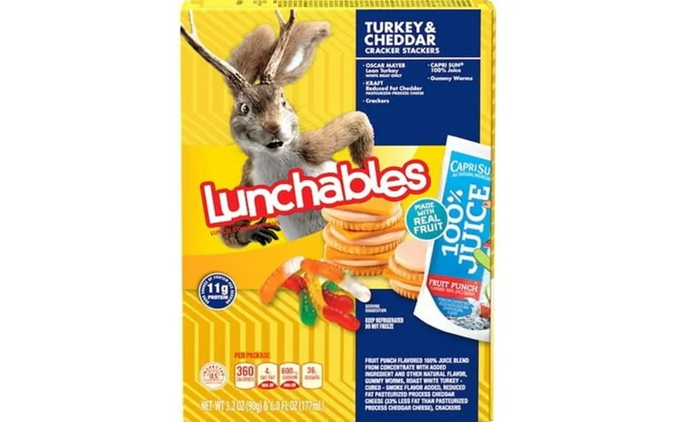 Lunchables Turkey And Cheddar Cracker Stackers Lunch Combination 0