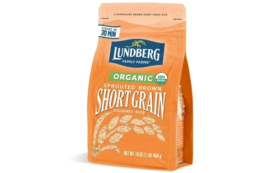 Lundberg Family Farms Organic Sprouted Short Grain Brown Rice - 6 Ct