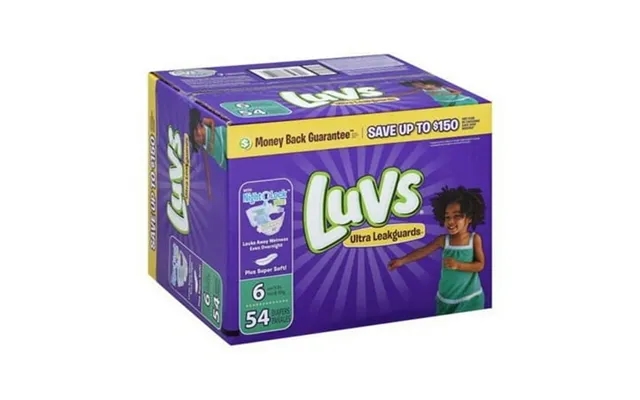 Luvs Ultra Leakguards Diapers Size 6 54 Ea 3 Pack product image