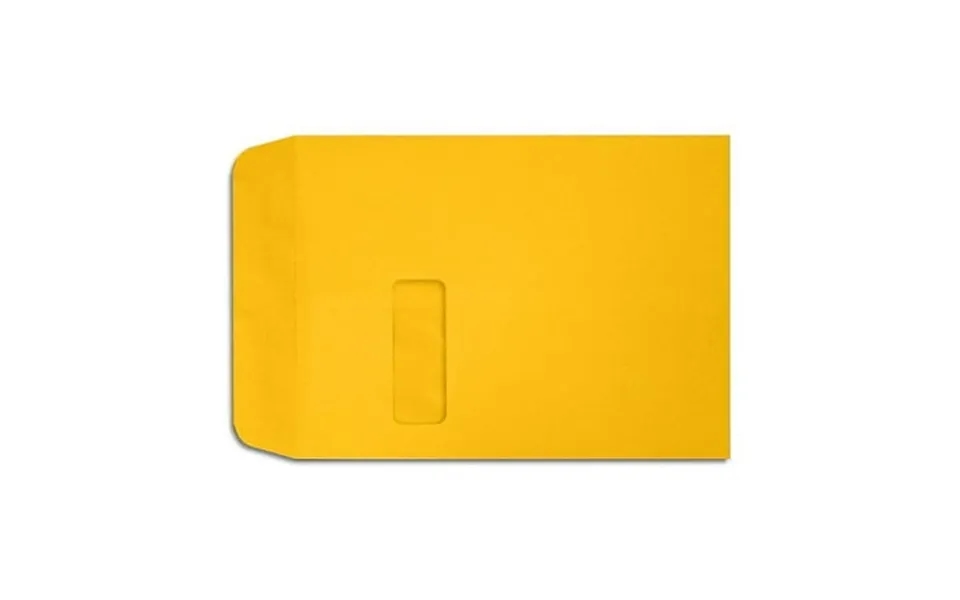 Lux 9 X 12 Open End Window Envelopes Sunflower Yellow Lux-1590-12-50