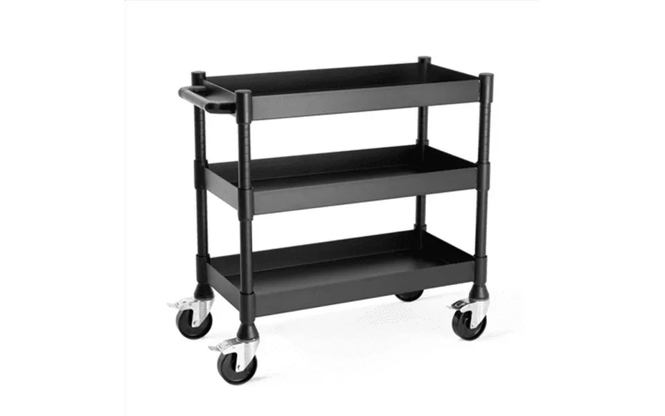 Luxor Mightyhaul 18 Inch Heavy Duty 3 Shelf Utility Cart