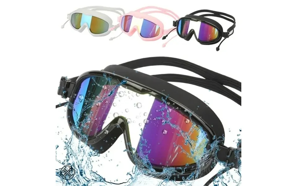 Luxtrada Adults Men Women Clear Mirror Swimming Goggles Glasses Uv Protection Anti-fog Mirror Coated Lens Swim Goggles G