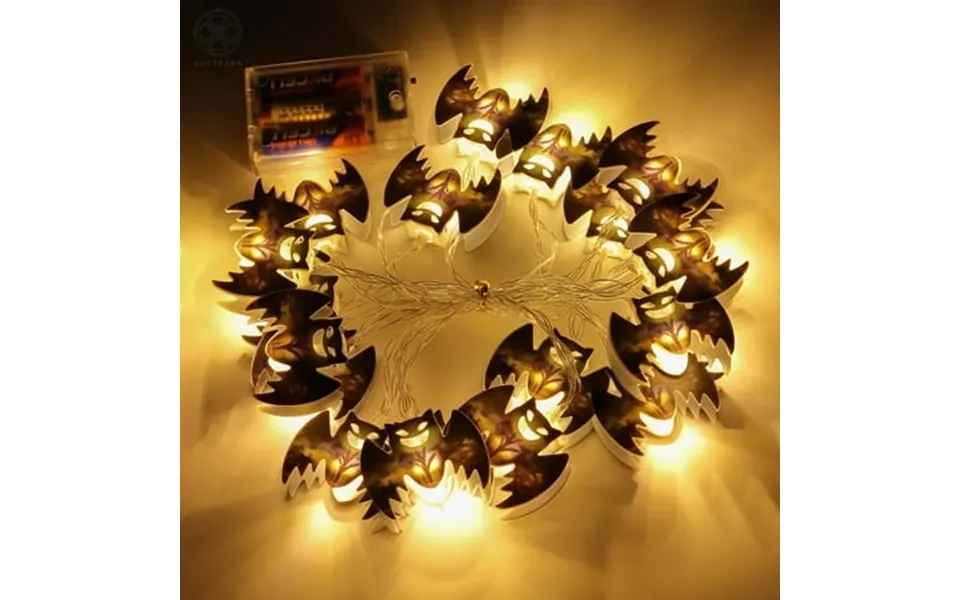 Luxtrada Halloween String Lights Spider String Lights Bat Light With 20 Led 10ft Waterproof Fairy Lights For Halloween P