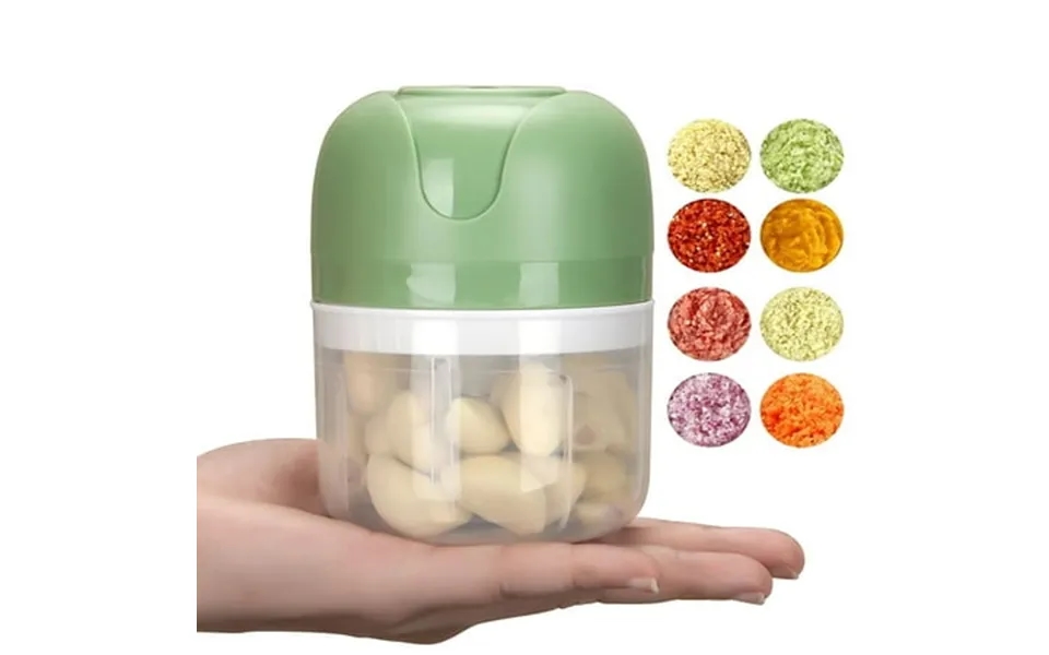 Luxtrada Mini Garlic Chopper Electric Garlic Blender Portable Food Chopper Rechargeble Mini Garlic Mincer For Dicing Gin