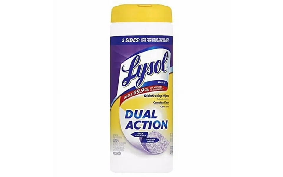 Lysol Dual Action Disinfecting Wipes Citrus 35 Count Pack Of 9