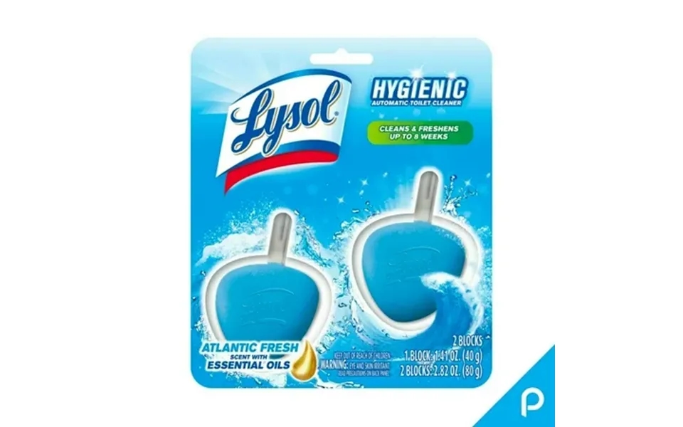 Lysol No Mess Automatic Toilet Bowl Cleaner Spring Waterfall 2 Ct Pack Of 6