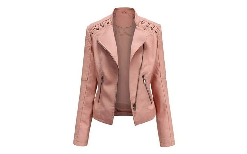 Lyxssbyx Plus Size Womens Shackets Hot Sale Clearance Women Ladies Lapel Motor Jacket Coat Zip Biker Short Punk Cropped