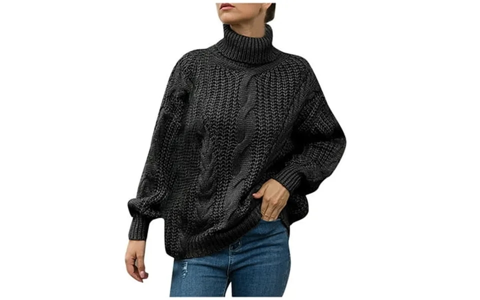 Lyxssbyx Women Fall Sweaters Dress For Women 2022 Hot Sale Clearance Fashion Women Solid Long Sleeve Sweater Turtleneck