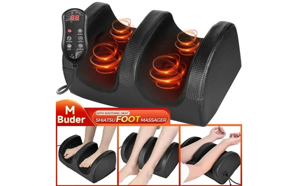 M Buder Foot Massager Foot Spa With Heat For Comfort And Relief Gift Black