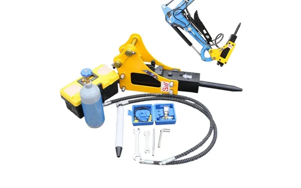 Machpro Mini Excavator Attachments Hydraulic Hammer Breaker Kit High Performance Demolition Tool For Concrete Rock Froze