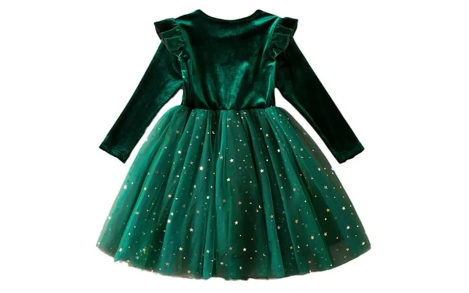 Maean Toddler Baby Girl S Clothes Set Christmas Acting Dresses Sequins Mesh Long Sleeve Dress For Fall Winter