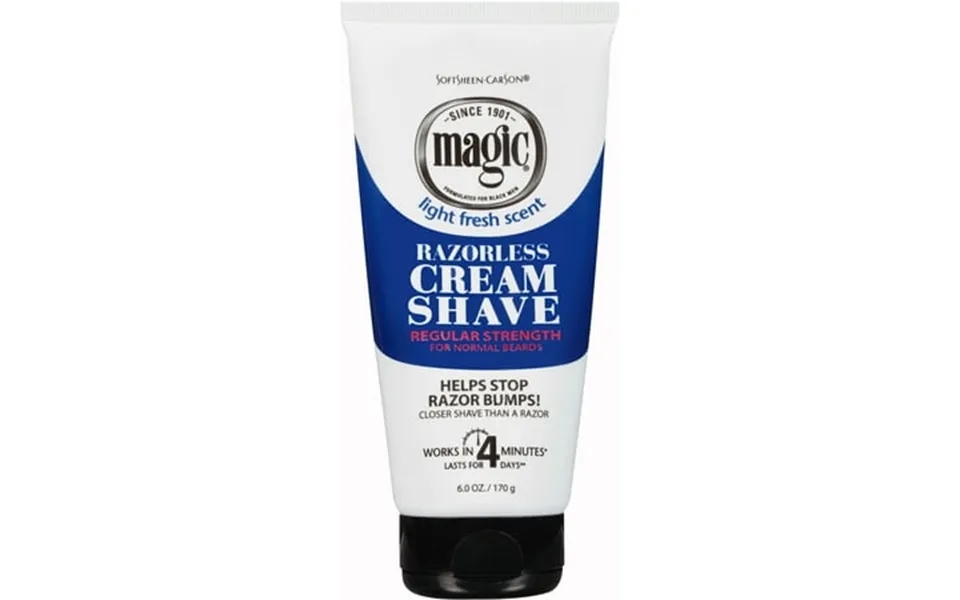 Magic Razorless Cream Shave 6 Oz. Pack Of 12