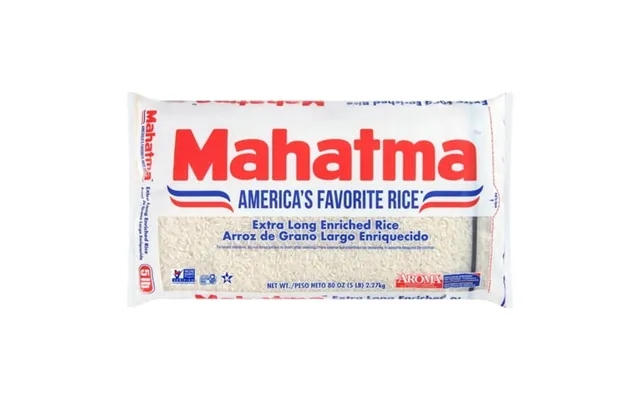 Mahatma Enriched White Rice Extra Long Grain Rice Gluten Free 5 Lb Bag product image