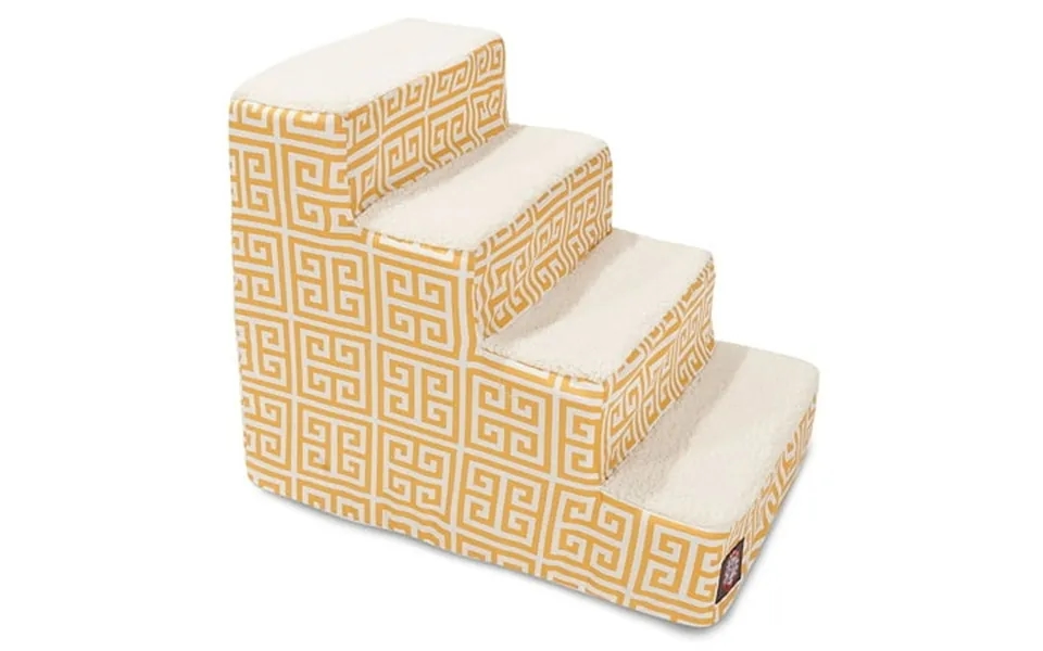 Majestic Pet Portable Towers Pet Stairs Soft Sherpa Foam Step Steps For Dogs & Cats Perfect For Bed & Sofa