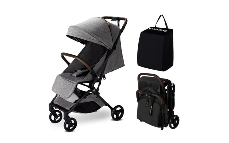 Mamazing Baby Stroller 11.5 Lb Ultra Air Lightweight Foldable Carbon Fiber Travel Stroller For Toddler Infant