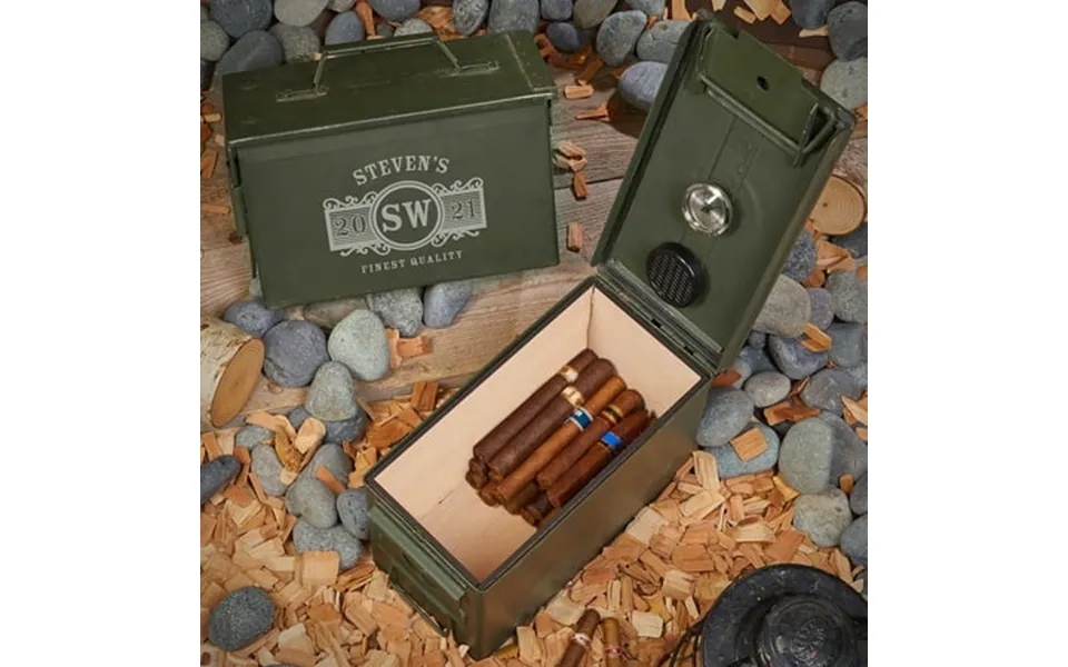 Marquee Custom 50 Cal Ammo Can Cigar Humidor