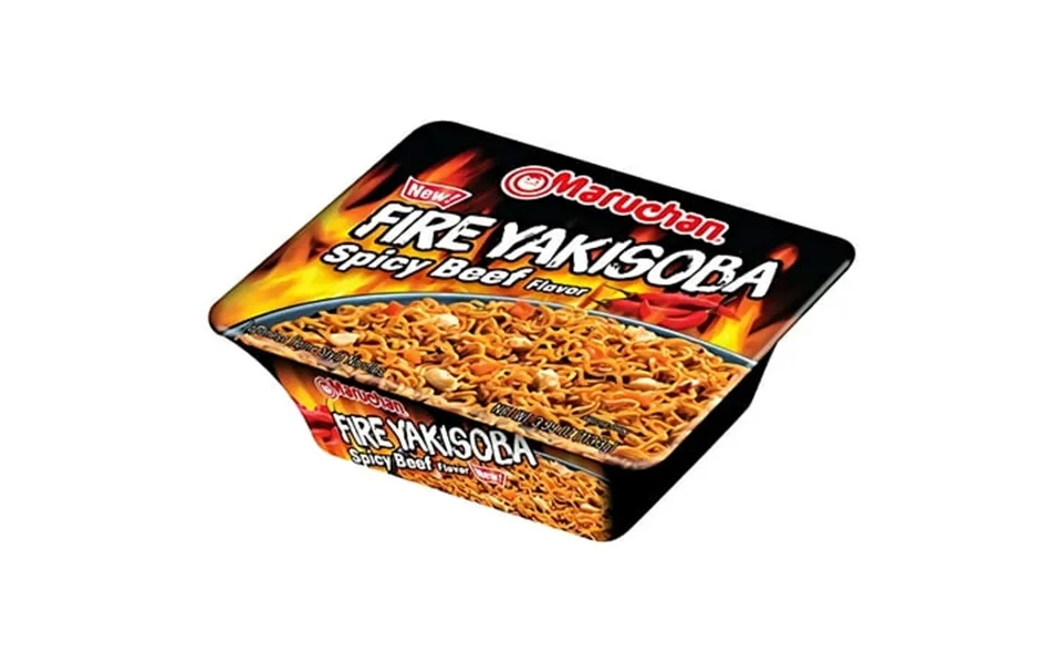 Maruchan Yakisoba Fire Yakisoba Spicy Beef Flavor 3.99 Oz 8 Ct