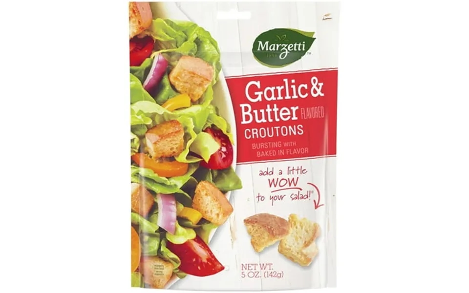 Marzetti Croutons Garlic & Butter Large Cut 5 Oz.