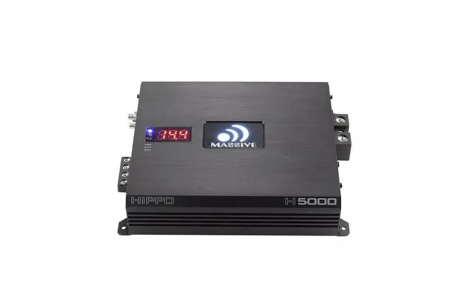 Massive Audio Hippoh5000 Massive 5000w 1 Ohm Car Amplifier