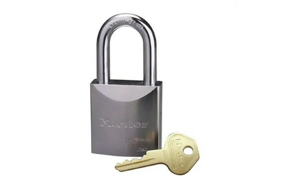 Master Lock Keyed Padlock 29 32 In Rectangle Silver 7050
