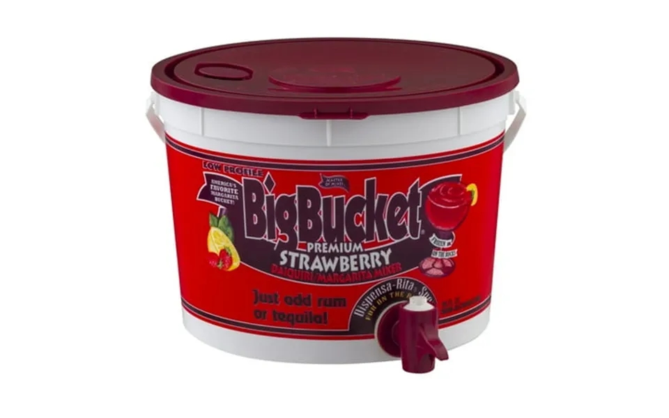 Master Of Mixes Big Bucket Premium Strawberry Daiquiri Margarita Mixer 96
