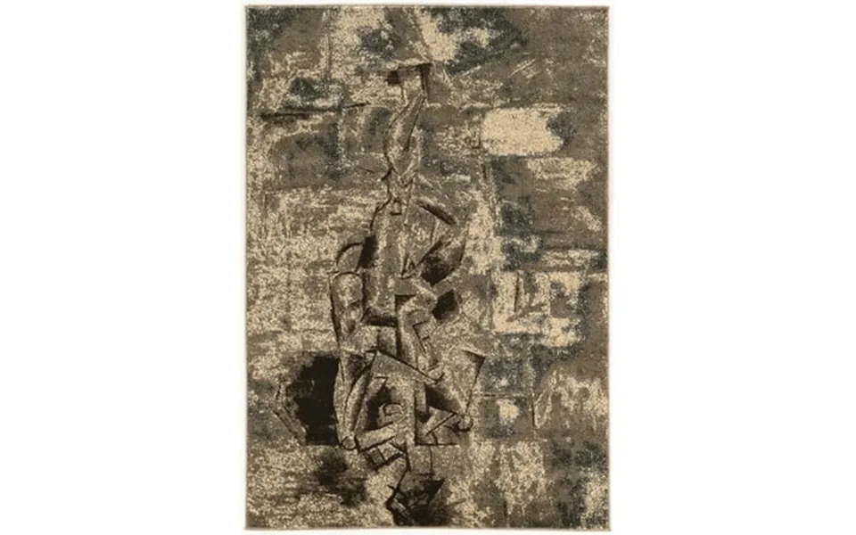 Masters Woman Grey Area Rug 5x7.6 Easy Care Polypropylene Artistic Design