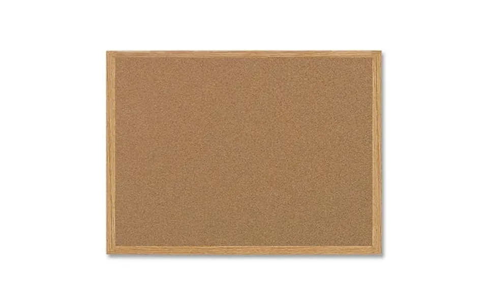 Mastervision Sb0420001233 36 In. X 24 In. Wood Frame Earth Cork Board - Tan Oak