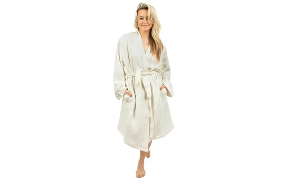 Maura Bathrobe Women S And Men S Unisex Cloudy Cotton Lightweight Luxurious Long Kimono Spa Robe Breathable Loungewear