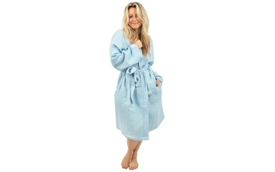 Maura Bathrobe Women S And Men S Unisex Cloudy Cotton Lightweight Luxurious Long Kimono Spa Robe Breathable Loungewear