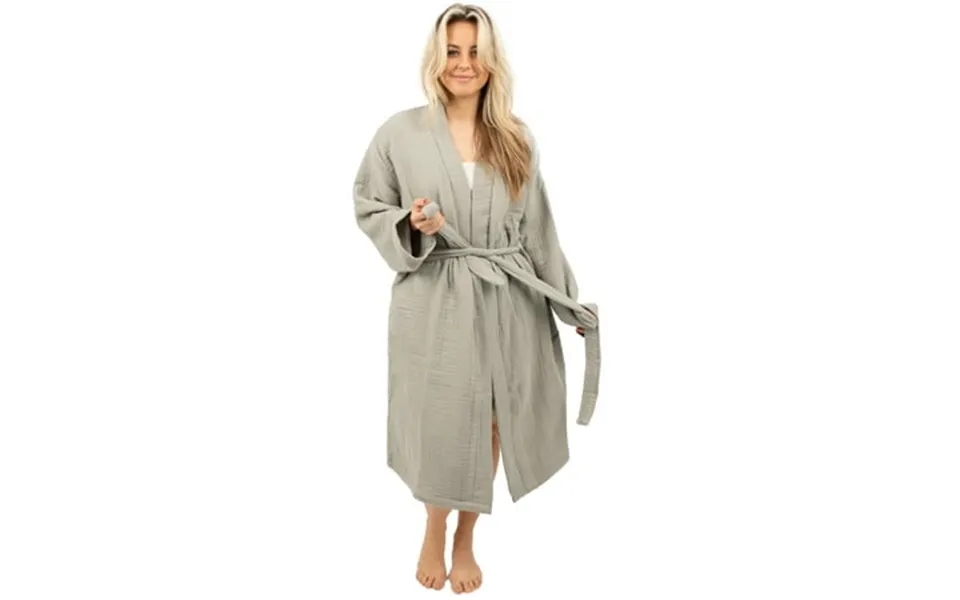 Maura Bathrobe Women S And Men S Unisex Cloudy Cotton Lightweight Luxurious Long Kimono Spa Robe Breathable Loungewear