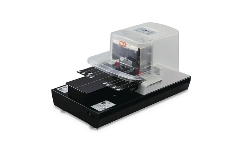 Max Eh110f 100-sheet Capacity Professional Heavy Duty Flat Clinch Stapler - Gray