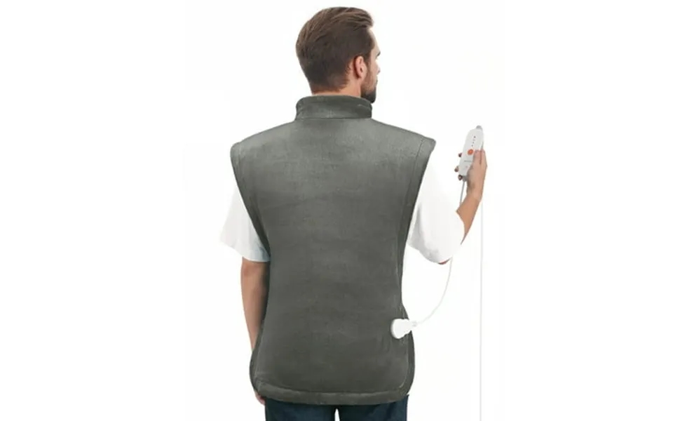 Maxkare Extra Large Flannel Heating Pad With 4 Heat Settings & Auto Shutoff For Full Body Stress Relief Gray One Size 24