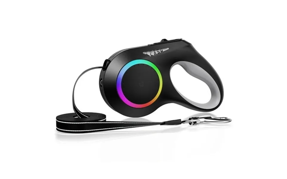 Maxlapter Retractable Dog Leash 16ft Retractable Leash With Rechargeable Led Light - Tangle Free Anti Slip Handle Nylon