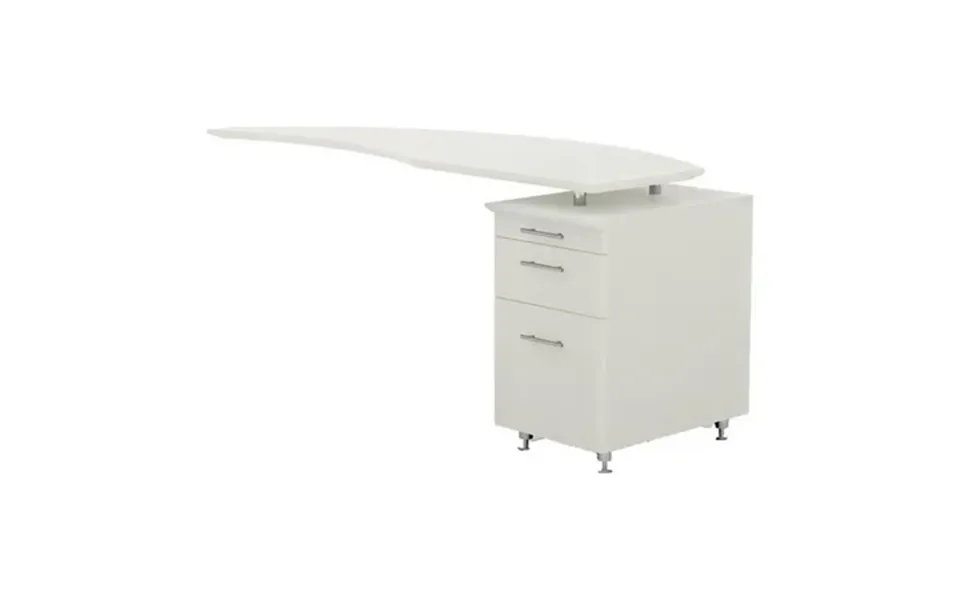 Mayline Medina Series 63 Curved Desk Return With Right Pedestal