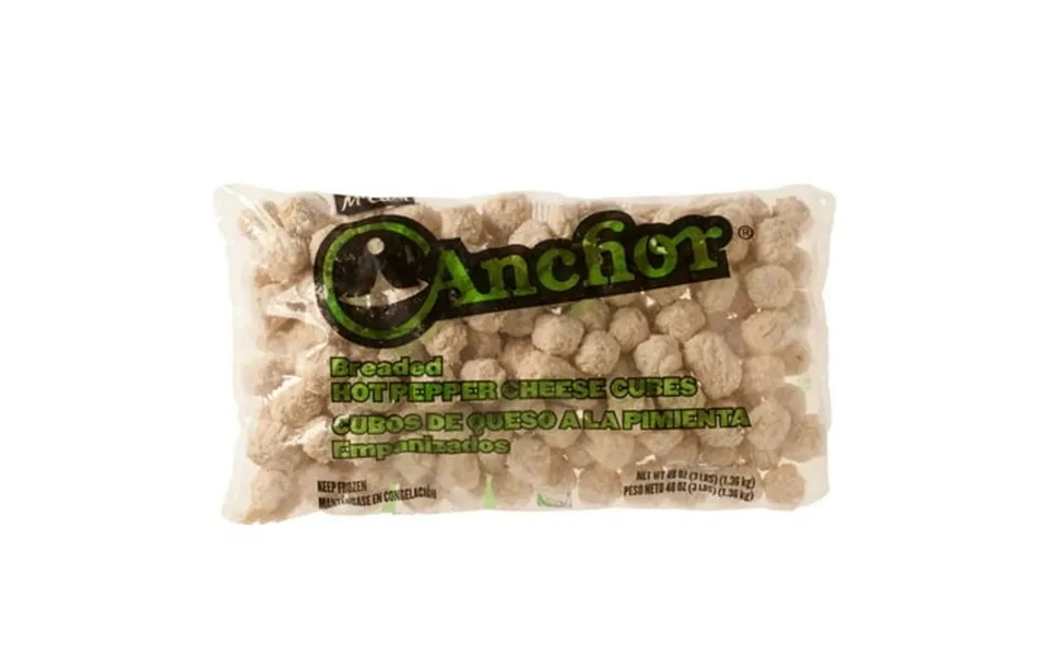 Mccain Anchor Breaded Hot Pepper Cheese Cube - Appetizer 3 Pound -- 6 Per Case