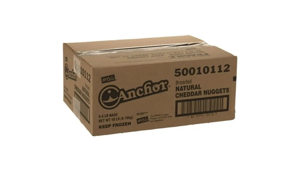 Mccain Anchor Breaded Natural Cheddar Nugget - Appetizer 3 Pound -- 6 Per Case