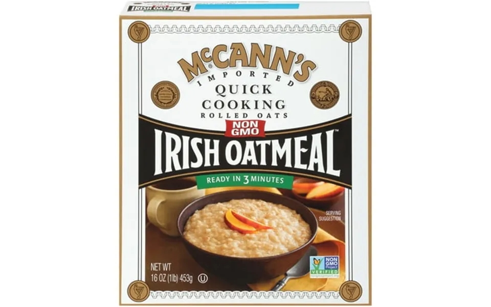 Mccann S Quick Cooking Rolled Oats Irish Oatmeal 16 Oz Pack Of 12