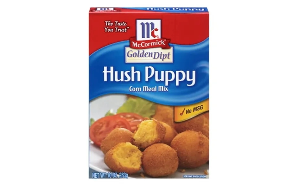 Mccormick Golden Dipt Hush Puppy Corn Meal Fry Mix 10 Oz Box