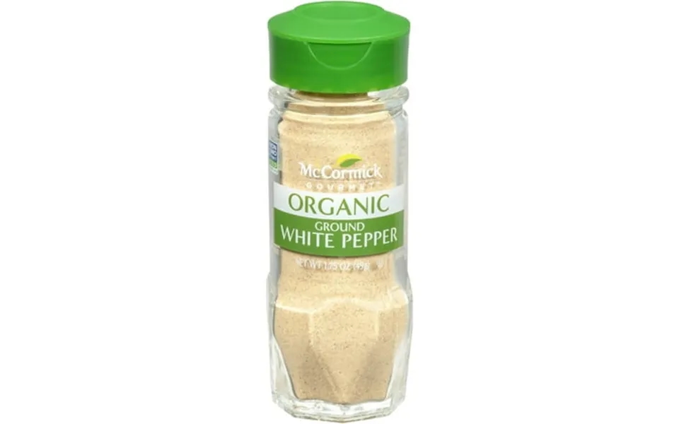 Mccormick Gourmet Organic Ground White Pepper 1.75 Oz