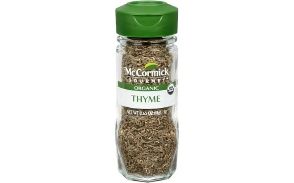 Mccormick Gourmet Organic Thyme Leaves 0.65 Oz Pack Of 32