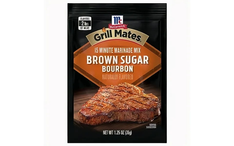 Mccormick Grill Mates Brown Sugar Bourbon Marinade Mix 1.25 Oz Pack Of 2