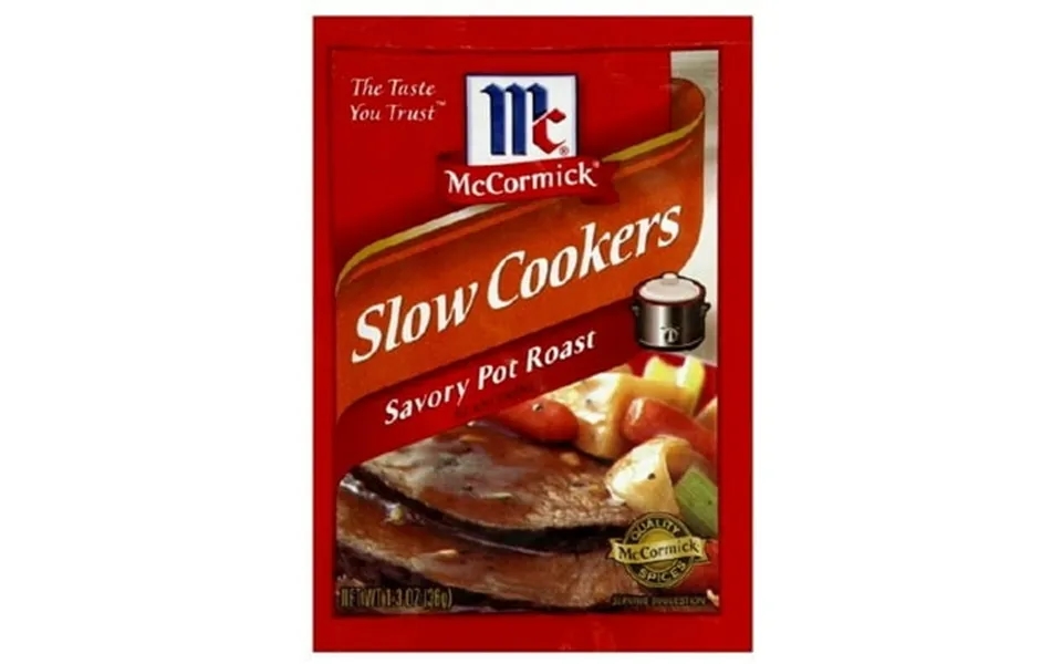 Mccormick Slow Cookers Savory Pot Roast 1.3 Oz Packets 4 Pack