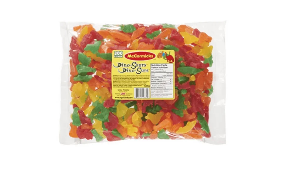 Mccormicks Dino Sours Gummy Candy 300 Count