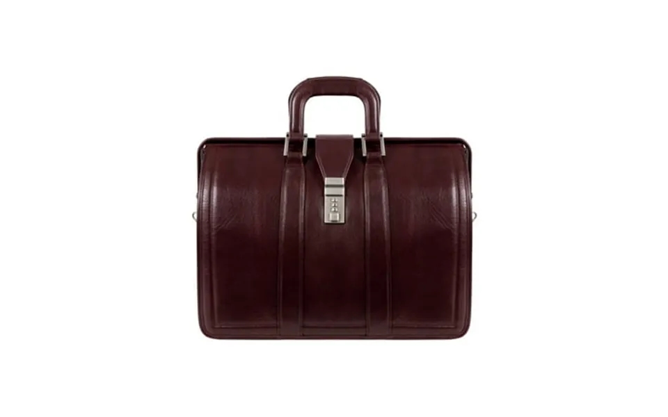 Mckleinusa Morgan 17 Leather Litigator Laptop Briefcase Burgundy 83346