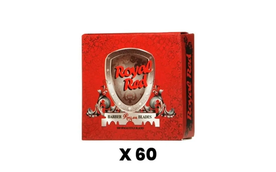 Md Royal Red Razor Blades 60 Packs