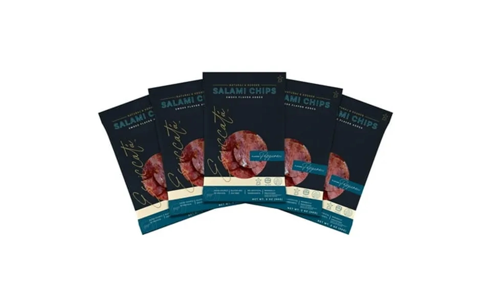 Meats Kosher Salami Chips Tsf6 - Sliced Sausage Charcuterie Meat