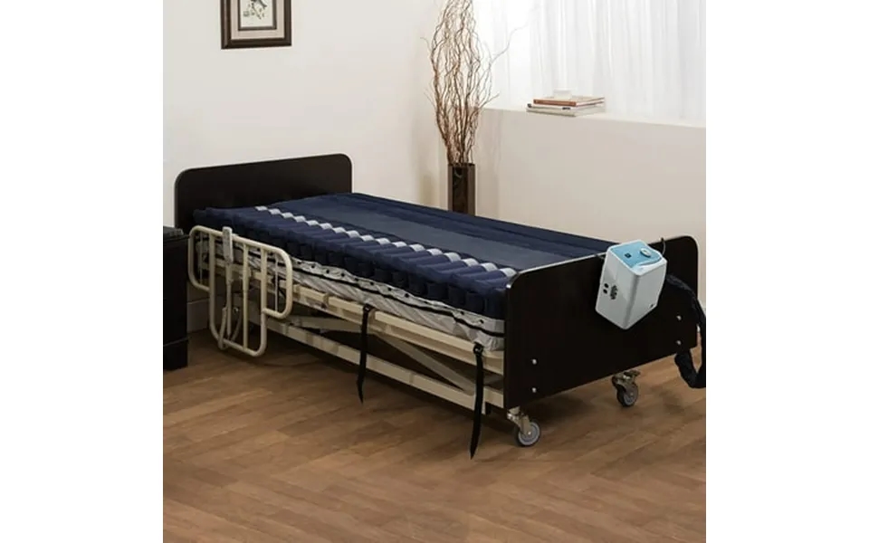 Medacure Alternating Pressure Air Mattress For Hospital Beds With Quilted Nylon Cover - 80 X 36 X 8 Twin