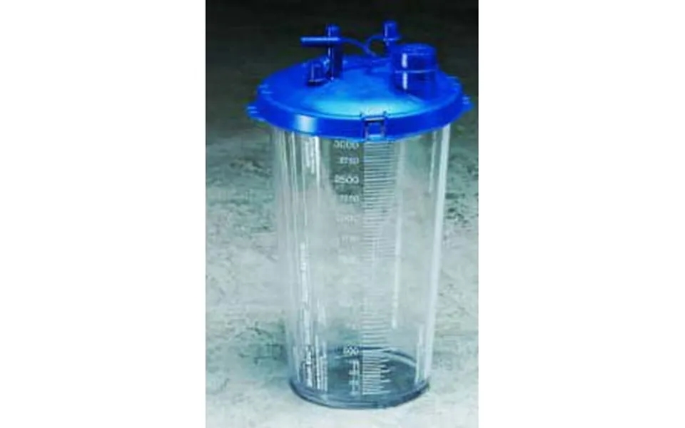 Medi-vac Guardian Suction Canister 1200 Ml Shut-off Valve Locking Lid 65651-212 - Case Of 40