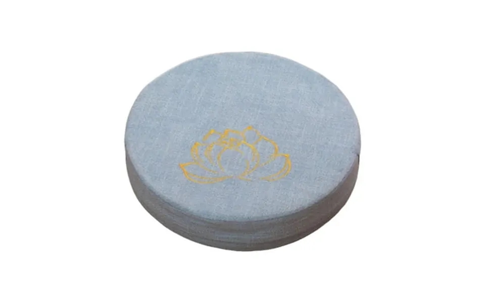 Meditation Seat Cushion 16 Diameter Zippered Cover Meditation Accessories Floor Light Blue 6cm