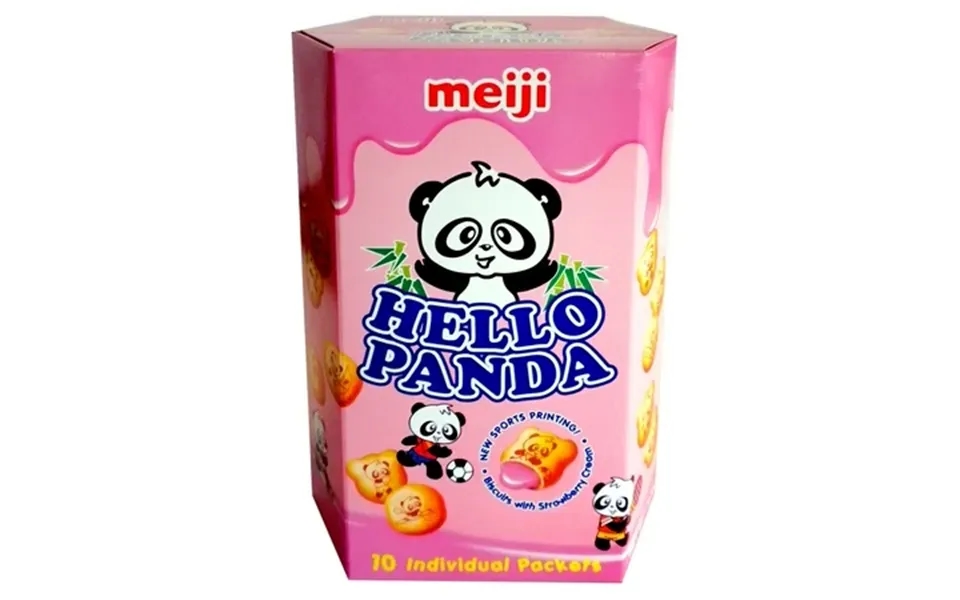 Meiji Strawberry Cream Cookies 0.91 Oz 10 Count